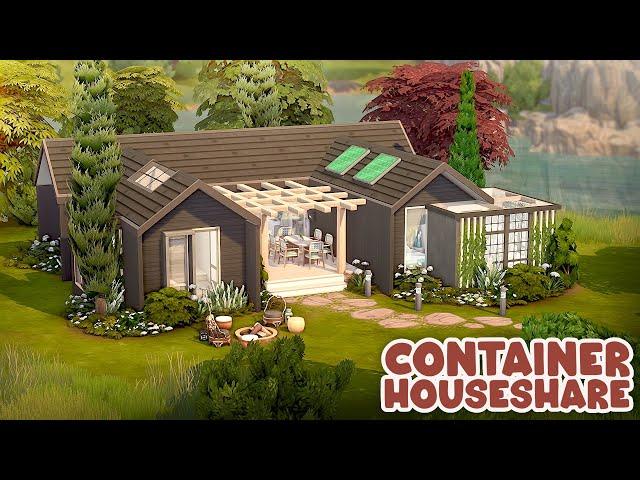 Repurposed Container Houseshare  | The Sims 4 Speed Build