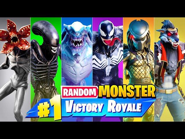 The *RANDOM* MONSTER Challenge in Fortnite!