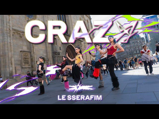 [K-POP IN PUBLIC VIENNA] - LE SSERAFIM (르세라핌) 'CRAZY' - [DANCE COVER] [ONE TAKE] [4K] [UNLXMITED]