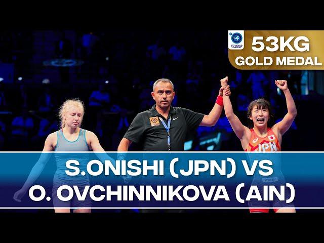 Gold Medal • WW 53Kg • Sakura ONISHI (JPN) vs. Olga OVCHINNIKOVA (AIN)