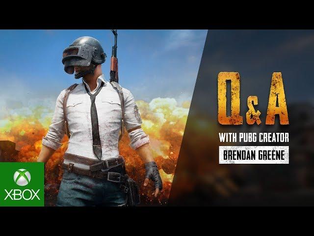 Xbox Community Q&A with PUBG Creator Brendan Greene