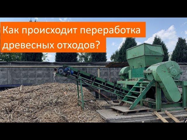 Как происходит переработка древесных отходов для утилизации?