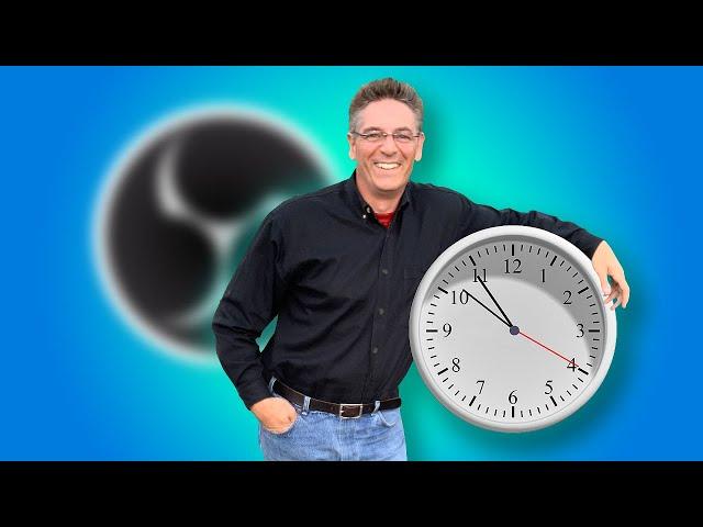 How To Add A Clock In OBS - CSS IS BETTER