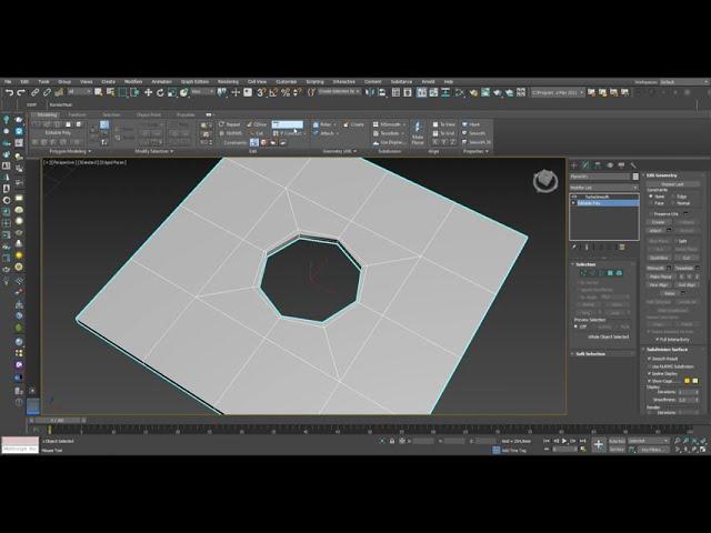 3D MAX Суперпросто : моделирование отверстия