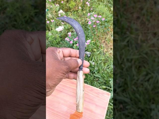 made a kachiya from a lock #kachiya #diy #forge #craft #blacksmith