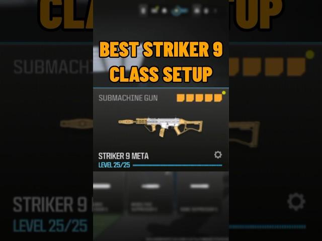 new NO RECOIL STRIKER 9 SETUP in MW3!