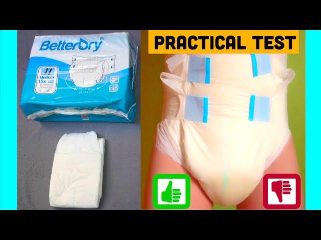 BetterDry M10 PRACTICAL DIAPER REVIEW: How good is this adult diaper really?