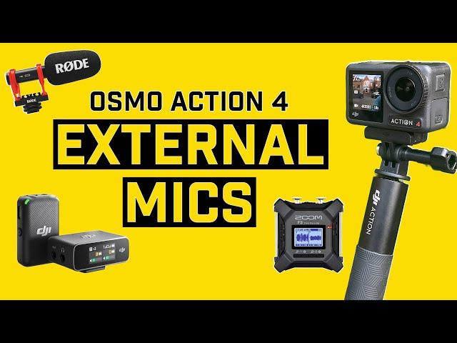 How to Connect Any Mic To The DJI Osmo Action 4!!