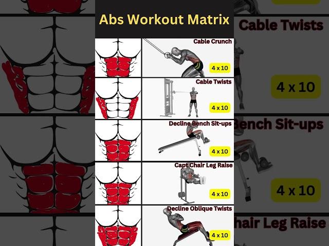 Abs Workout At Gym (Matrix)