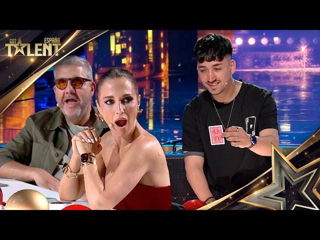 He brings a story as SHOCKING as his CARD tricks | Auditions 9 | Spain's Got Talent 2024