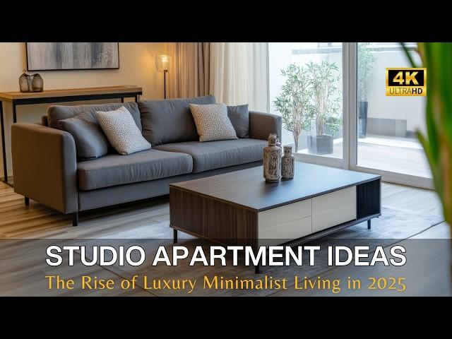 2025 Luxury Interior Design Trends: Aesthetic Colors & Minimalist Studio Apartment Ideas