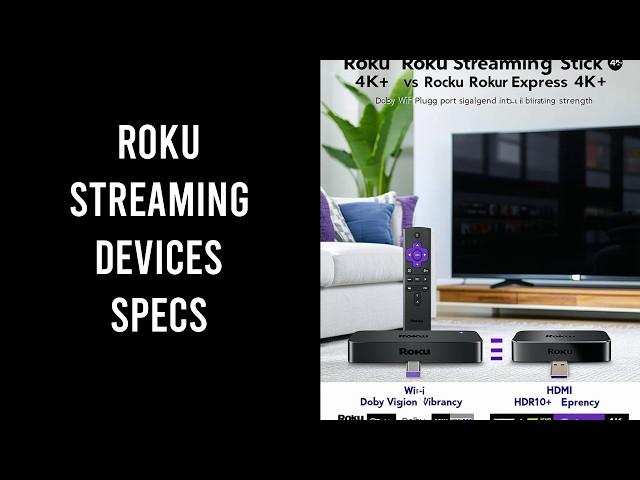 Roku Streaming Stick 4k Vs Roku Express 4k+ Specs