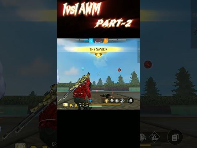 Random player vs awm part -2 #freefire  #lxtarihant #totalgaming