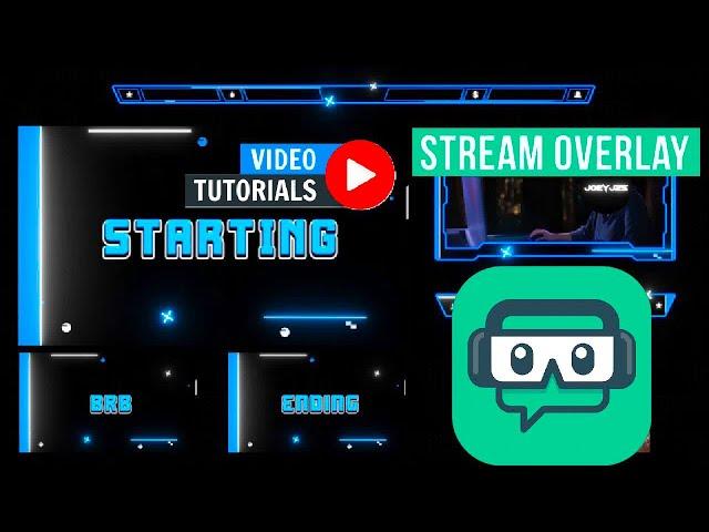 STREAMLABS OBS 2022 TUTORIAL - HOW TO SET UP OVERLAYS FOR FREE !!!