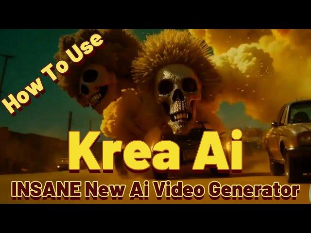 How To Use Krea Ai INSANE New Ai Video Generator !!  Krea AI Tutorial