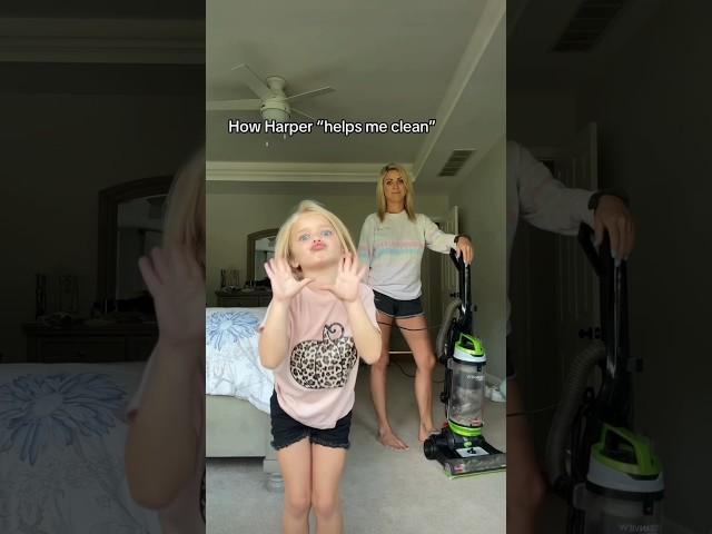 HARPER DANCING INSTEAD OF CLEANING  #comedy #dancing