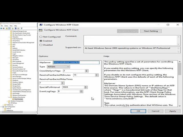 How To Synchronize Time Between Domain And Client Computers Using Group Policy Windows Server 2022