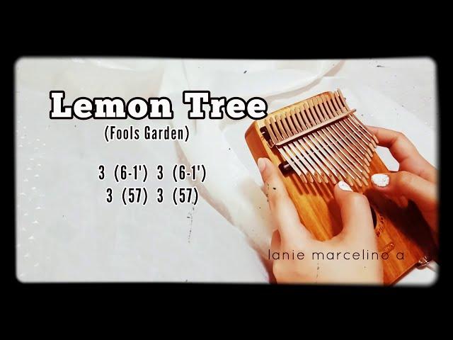 LEMON TREE kalimba Cover with Tabs || Fools Garden || LingTing