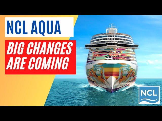 What you NEED TO KNOW about Norwegian’s NEWEST SHIP NCL Aqua