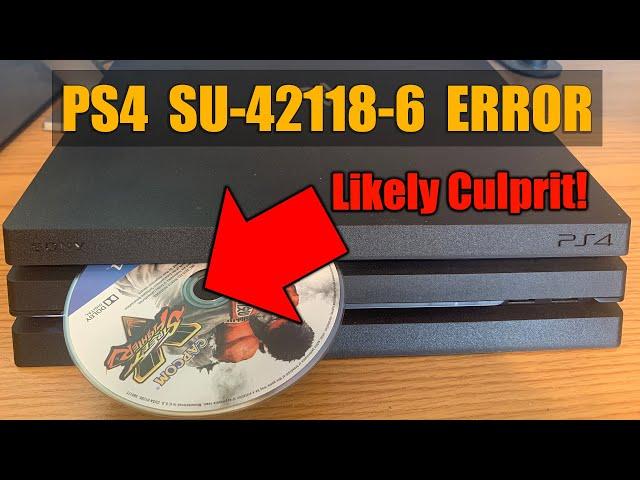 PS4 Update Error Code SU-42118-6 NEW FIXES