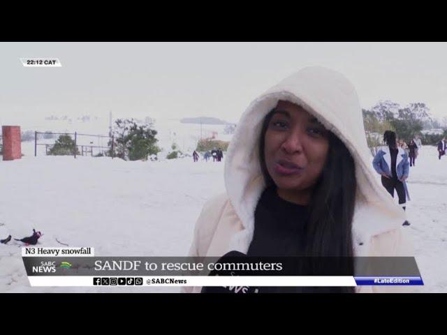 KZN | Heavy snowfall on the N3