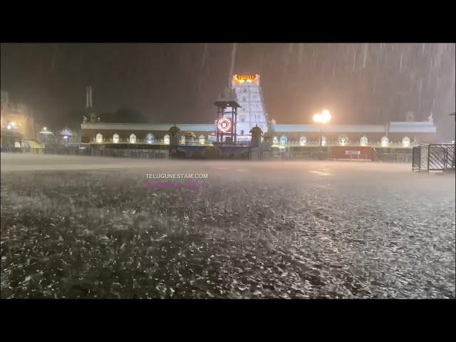 Heavy Rain in Tirumala Visuals Will Blow Your Mind