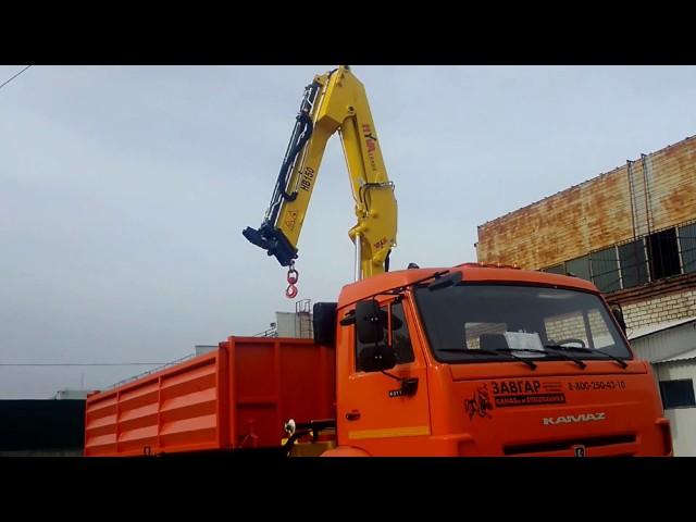 КамАЗ 43118 самосвал 3-х стор. с КМУ НYVA "ХИВА" HB 150
