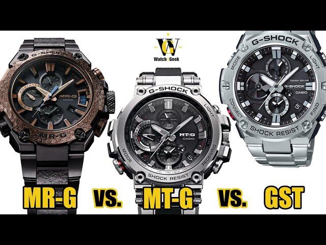 Buying guide - Metal G-Shocks compared - MR-G vs. MT-G vs. GST