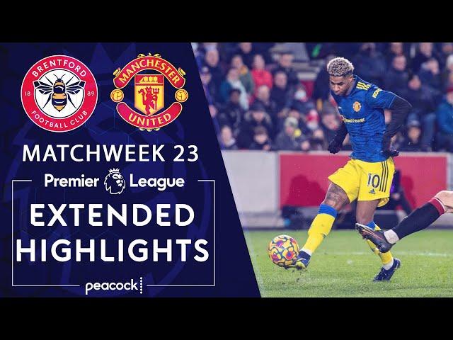 Brentford v. Manchester United | PREMIER LEAGUE HIGHLIGHTS | 1/19/2022 | NBC Sports