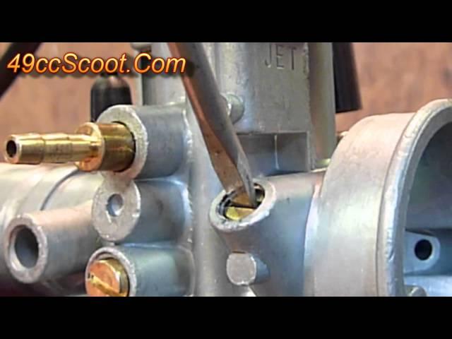 Two-Stroke Scooter / ATV Carburetor Settings And Adjustments 2of4 : Idle Speed & Mixture