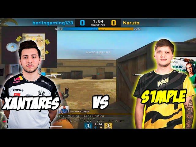 s1mple vs XANTARES – 1v1 on Aim Map! (CS:GO)