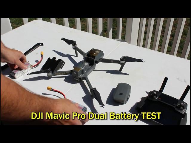 DJI Mavic Pro dual battery mod test