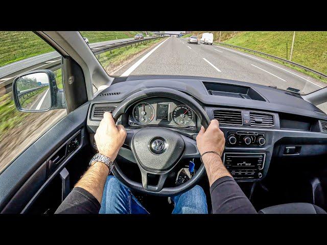 2016 Volkswagen Caddy [1.6 TDI 75HP] |0-100| POV Test Drive #1166 Joe Black