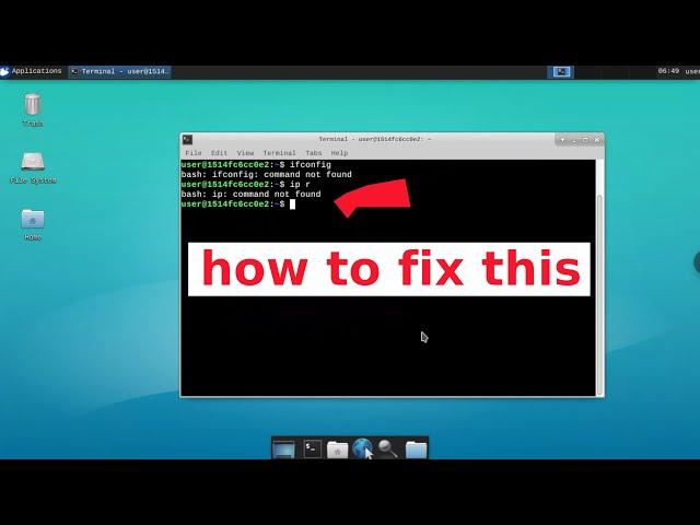 fix ip not showing in linux