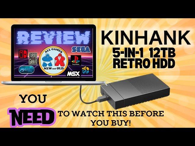 Kinhank 5 in 1 12TB Retro Game HDD Review (Watch Before You Buy!)