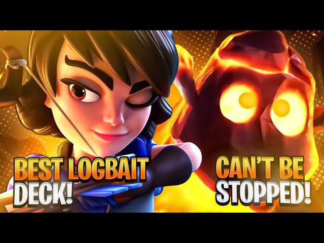 THE BEST LOGBAIT DECK IN CLASH ROYALE!!!!!!!