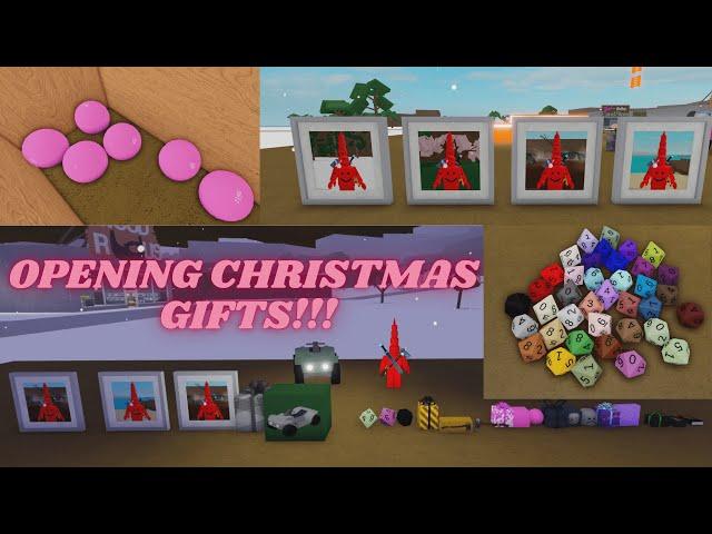 Roblox Lumber Tycoon 2- Opening Christmas Presents 2024