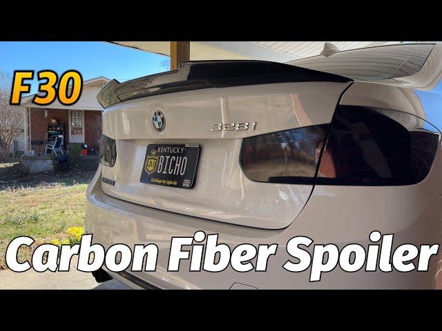 Carbon Fiber Spoiler For The BMW 328i (F30)