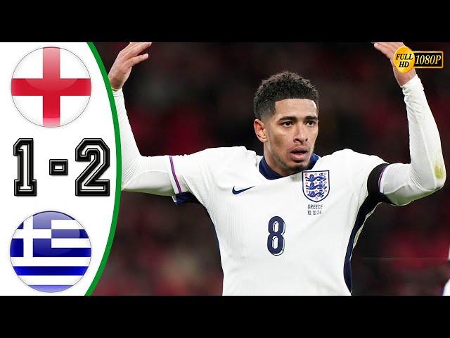 England vs Greece 1-2 Highlights & All Goals 2024 HD