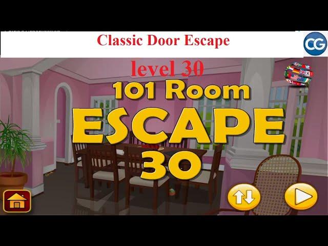 [Walkthrough] Classic Door Escape level 30 - 101 Room escape 30 - Complete Game