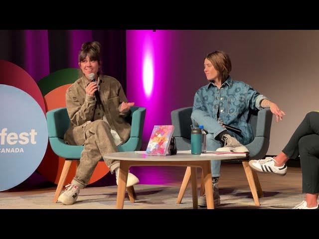 Tegan and Sara - CRUSH Book Tour #9 w/ Sonia Clement (their mom!) @ Wordfest, Calgary, AB 10/20/24