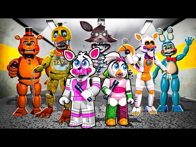 Playing as EVERY FNAF Animatronic in FREDBEAR'S MEGA ROLEPAY