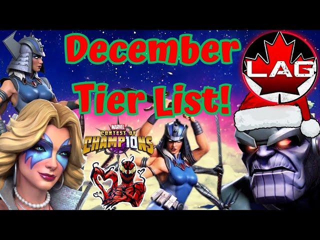 Final Tier List For 2024! Best Champs Ranked! New Additions Spiral & Dazzler + New Thanos?? - MCOC