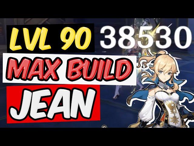 JEAN PHYSICAL DAMAGE Build Genshin Impact Guide | LVL 90 SHOWCASE with ANEMO DPS MUST WATCH!