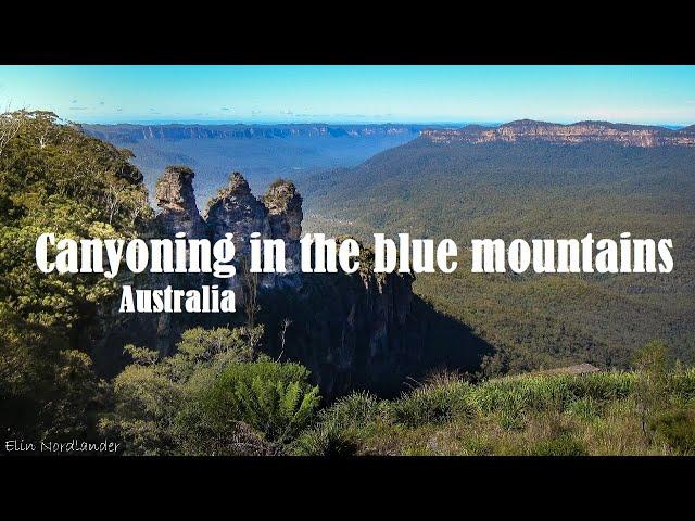 Canyoning in the blue mountains