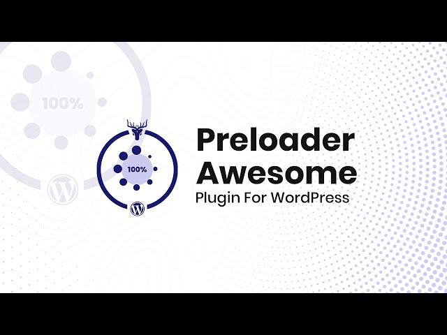 Preloader Awesome - WordPress Preloader plugin