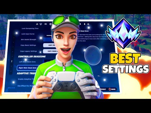 100% ACCURACY + Best *AIMBOT* Controller Settings for Fortnite Ranked & Reload  (PS5/PS4/XBOX/PC)