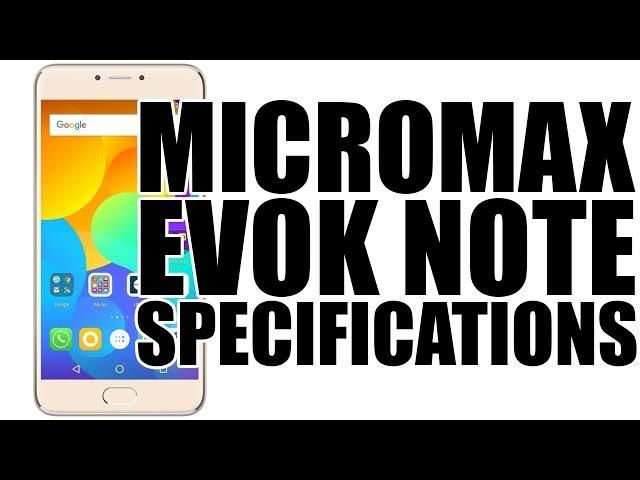 MICROMAX EVOK NOTE