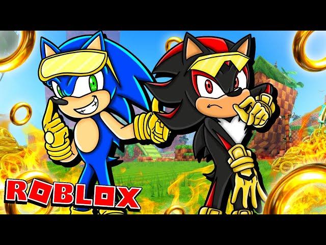 Gold Sonic VS Gold Shadow! - Sonic Speed Simulator (ROBLOX) 