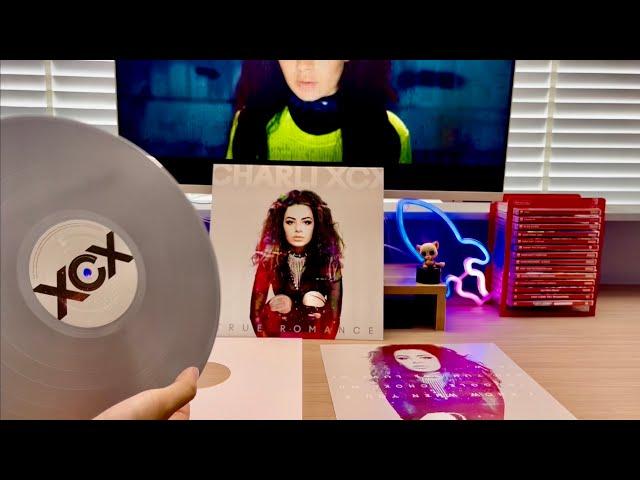 Charlie XCX - TRUE ROMANCE ORIGINAL ANGEL REPRESS SILVER VINYL Unboxing #rvinylvlog 47